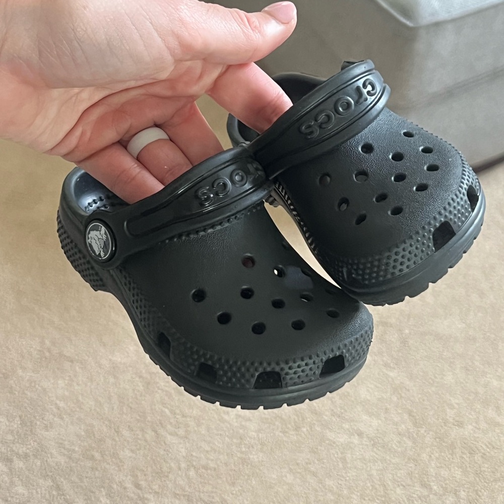 Crocs Toddler Black Clogs